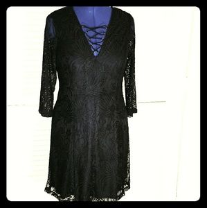NWT En Focus Studio Black Stretchy Lace Dress: 14 Best Offer